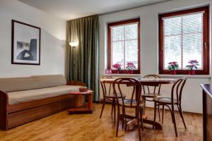 O zonă de relaxare la Apartmány Solum