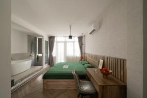 Postel nebo postele na pokoji v ubytování Zeus Living - Harmony Hideout