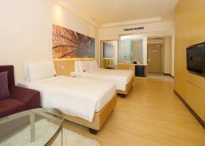 TV a/nebo společenská místnost v ubytování ANSA Hotel Kuala Lumpur