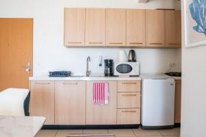 Dapur atau dapur kecil di 1B modern APT at 5min downtown Papeete and ferry