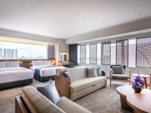 Posezení v ubytování Niigata Grand Hotel