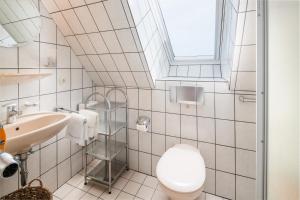Ένα μπάνιο στο Ferienwohnung "Rundblick"