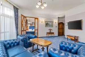 TV a/nebo společenská místnost v ubytování Hotel Diament Plaza Gliwice