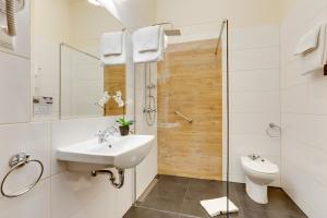 Koupelna v ubytování Hotel Diament Plaza Gliwice