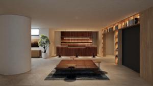 Χώρος καθιστικού στο Quintessa Hotel Hiroshima Kanayamacho