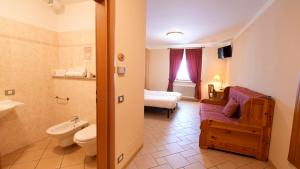 Koupelna v ubytování Albergo Ristoro Sitten - 2300 mt