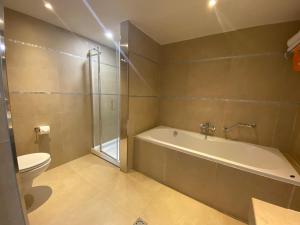 Bilik mandi di Absolute Hotel Limerick