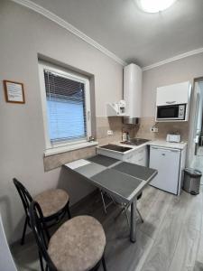 Kuchyňa alebo kuchynka v ubytovaní Ilona Apartman
