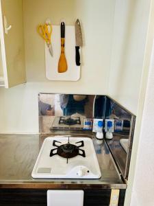 Kuchyň nebo kuchyňský kout v ubytování JOJO TC house