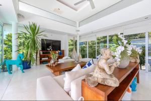 Posezení v ubytování Villa Jhanaï