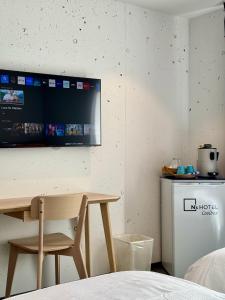Kuchyň nebo kuchyňský kout v ubytování N's Hotel - Self-Check-in Hotel + 26 fotografií