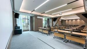 Møde- og/eller konferencelokalet på Guangzhou Qiling Hotel