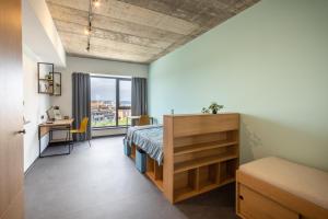 Postel nebo postele na pokoji v ubytování Hotel Campus 90 - Free Parking