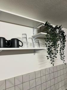 Dapur atau dapur kecil di Apartment Plini