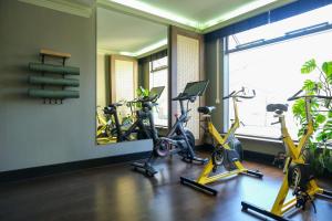 Fitness centrum a/nebo fitness zařízení v ubytování Numa Berlin Potsdamer Platz