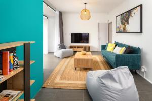 TV a/nebo společenská místnost v ubytování Wild Pearl, Albion Mauritius