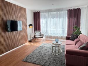 Televisyen dan/atau pusat hiburan di Tolbiacum Apartment