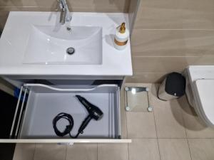 Et bad på SkyAprt77m Jacuzzi
