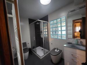 A bathroom at Apartamentos Fuentevieja