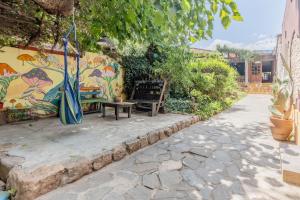 Zahrada ubytování Andamundos Hostel