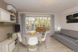 A seating area at DIFFERENTFLATS Samoa