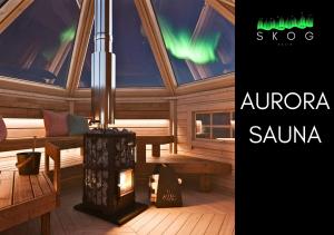 Majutusasutuses SKOG Aurora igloos olev sertifikaat, autasu, silt või muu dokument