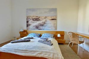Ένα ή περισσότερα κρεβάτια σε δωμάτιο στο Meeresleuchten