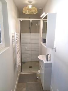 Ένα μπάνιο στο La Maisonnette Notre Dame - Terrasse privative - Hypercentre - 50m Bords de Loire - 4 personnes +13 φωτογραφίες