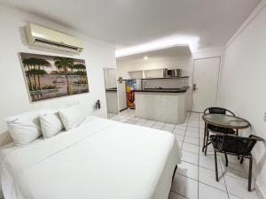Dapur atau dapur kecil di H Ponta Negra Beach