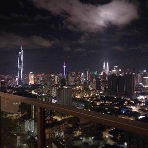 Nespecifikovaný výhled na destinaci Kuala Lumpur nebo výhled na město při pohledu z apartmánu