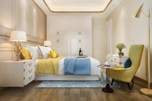 Voodi või voodid majutusasutuse Hotel Palm Emarald toas
