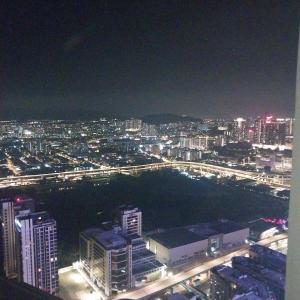 Nespecifikovaný výhled na destinaci Kuala Lumpur nebo výhled na město při pohledu z apartmánu