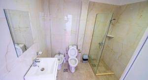Koupelna v ubytování Hotel Besani