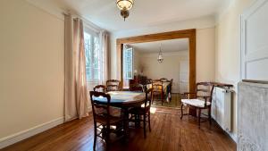 Χώρος καθιστικού στο Maison familiale au cœur du Marquenterre