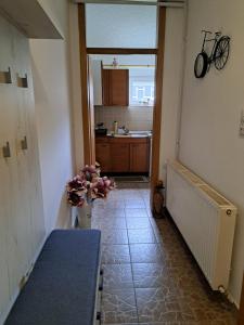 A kitchen or kitchenette at Apartman Fontana