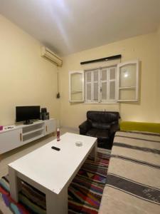 TV a/nebo společenská místnost v ubytování Apartment Tunis