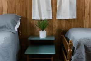 Ένα ή περισσότερα κρεβάτια σε δωμάτιο στο Beaver Creek Cabin 5