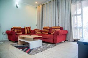 Posezení v ubytování Spring Apartments & Suites