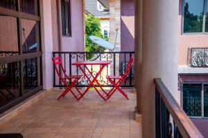 Balkón nebo terasa v ubytování Spring Apartments & Suites
