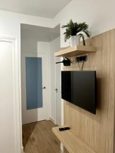 TV/trung tâm giải trí tại Apartamentos Rurales Miguela