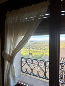 Ban công/sân hiên tại Apartamentos Rurales Miguela