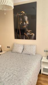 Postel nebo postele na pokoji v ubytování Piso Palacio centro