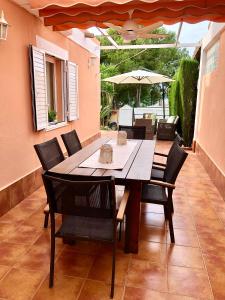 Posezení v ubytování Casa Monte y Faro