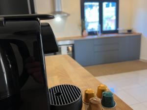 Kuchyň nebo kuchyňský kout v ubytování Maisonette with Stunning Terrace & Private Garage - By Solstad + 43 fotografií