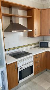 Kuchyň nebo kuchyňský kout v ubytování Piso Palacio centro