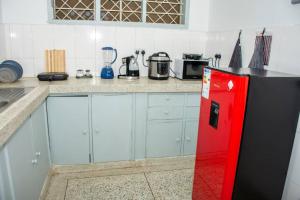 Η κουζίνα ή μικρή κουζίνα στο Newdol homestay Arusha Tanzania