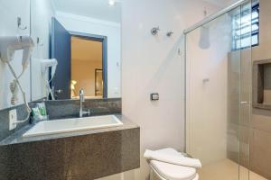Koupelna v ubytování Uniclass Hotel Pinheiros