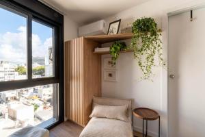 Χώρος καθιστικού στο Monoambiente chic en Cordón Sur