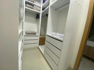 Postel nebo postele na pokoji v ubytování Quarto em Montes Claros