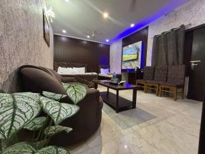 Posezení v ubytování Hotel Nizamuddin Fab